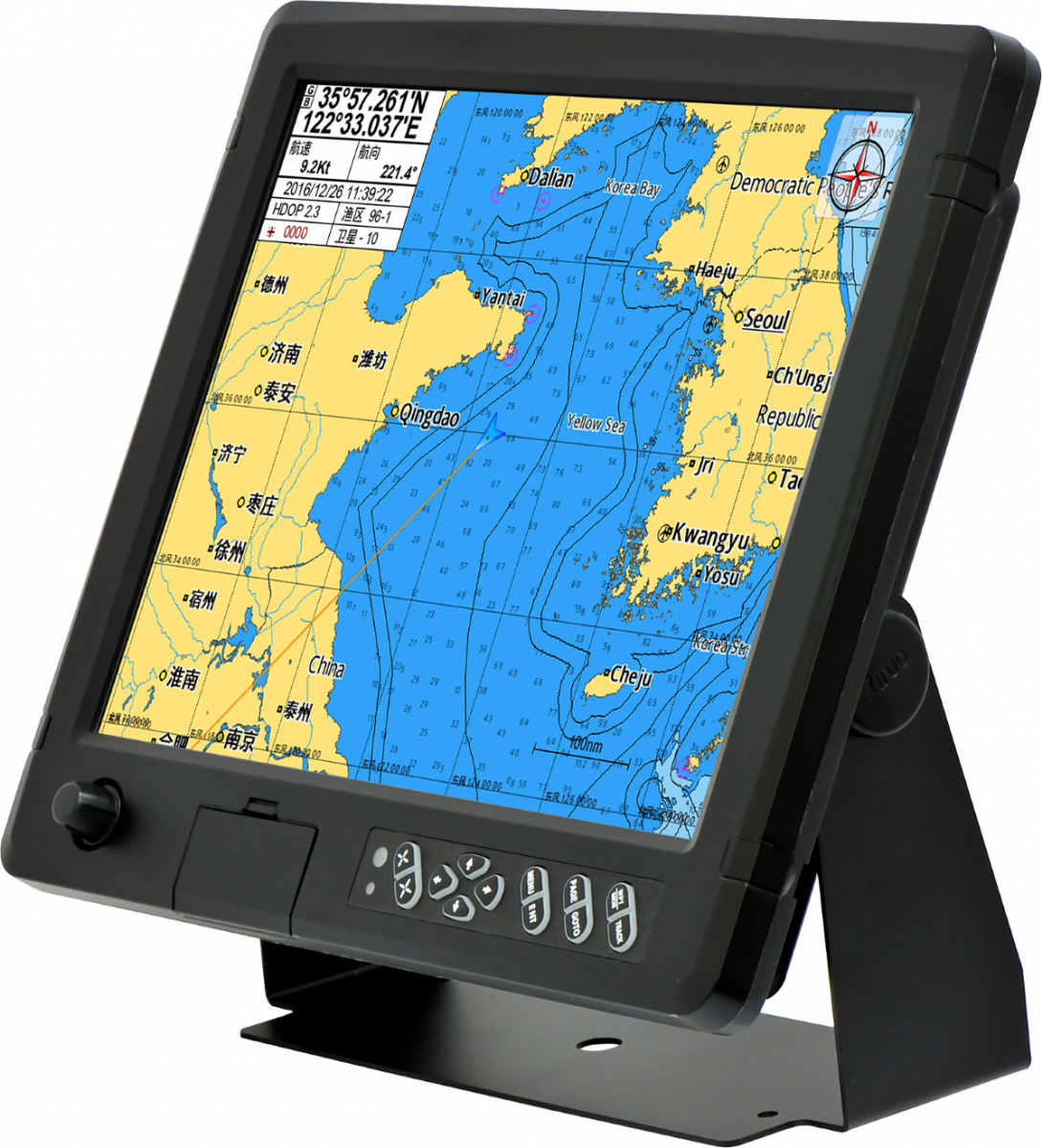 Xinuo HM-5912N 12.1-inch GPS Chartplotter with Class B AIS