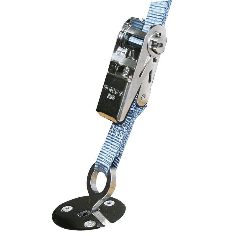 Rapid Marine 25mm Bow and Stern Padeye Snap Hook Kit 1.2m - 4 Straps - image 3