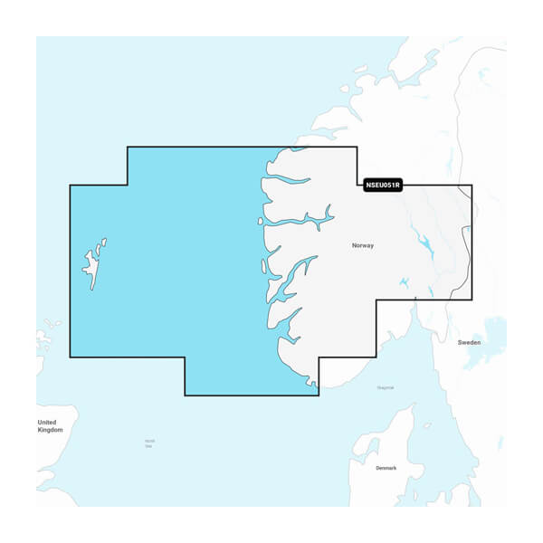 Norway, Lista to Sognefjord - Marine Charts