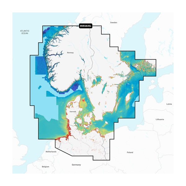 Scandinavia, South & Germany, North - Marine Charts
