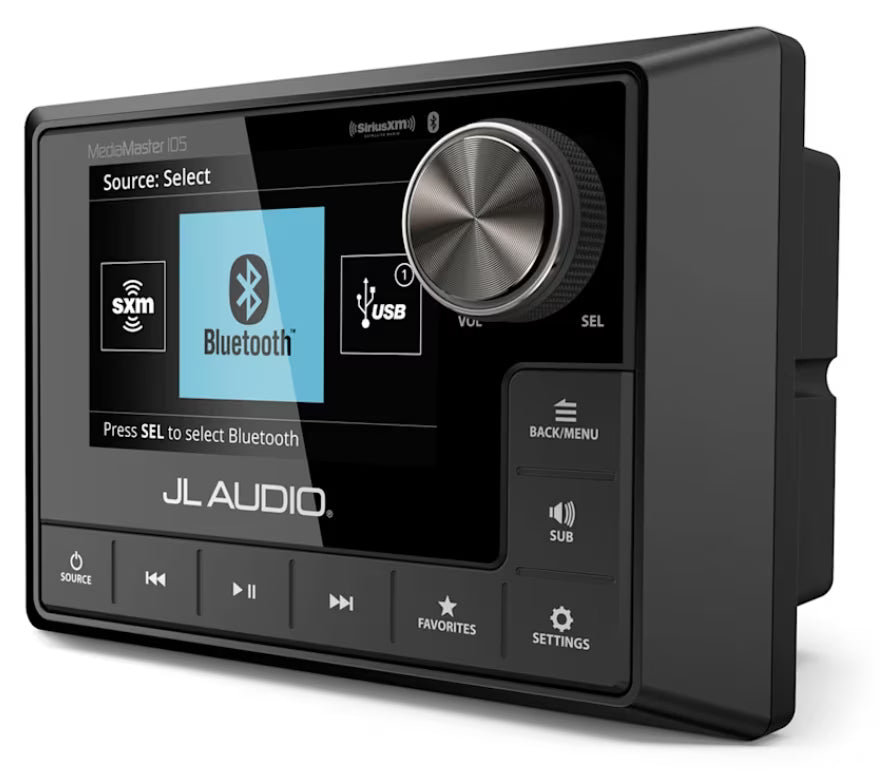 JL Audio MM105 MediaMaster 105 Marine Stereo With Full-Colour LCD