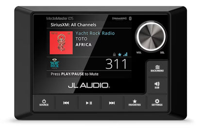JL Audio MM105 MediaMaster 105 Marine Stereo With Full-Colour LCD