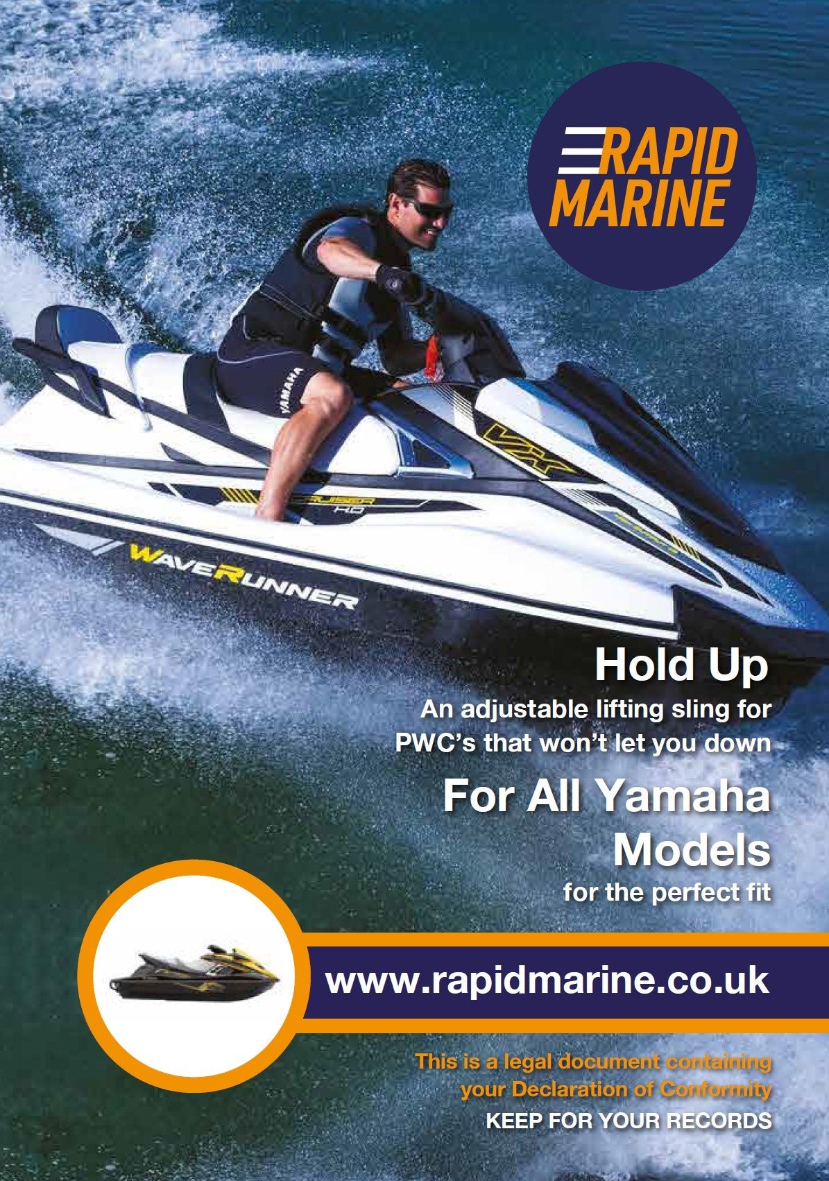 Rapid Marine Extra Sling for All Yamaha EX 2022/24 Models - image 2