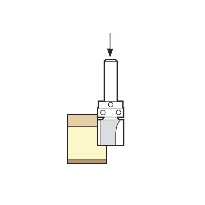 Rapid Marine Router Cutter - 9.5mm, 1/4in Shank - image 2