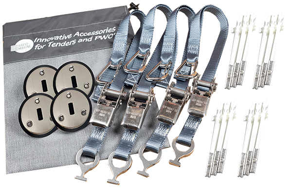 Rapid Marine Padeye Kit - Low Profile x 4 (500kg)