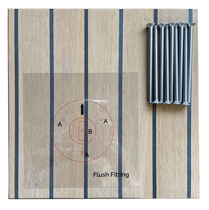 Rapid Marine Padeye Kit - Flush Fitting x 3