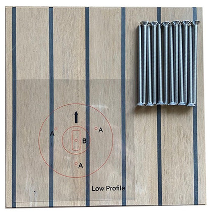 Rapid Marine Padeye Kit - Low Profile x 4 (500kg)