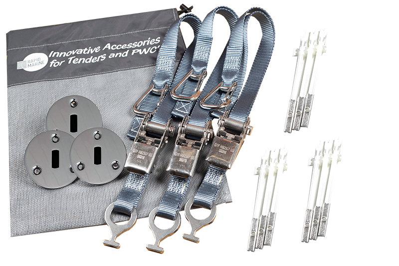 Rapid Marine Padeye Kit - Flush Fitting x 3