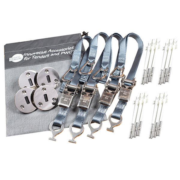 Rapid Marine Padeye Kit - Flush Fitting x 4 (500kg)