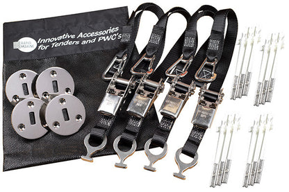 Rapid Marine Padeye Kit - Flush Fitting x 4 (500kg)