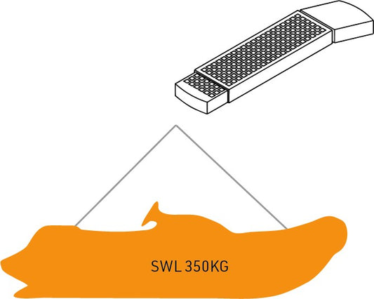 Rapid Marine Rotating Passerelle/Single Point Lift For Jetribs - SWL 350kg - image 1