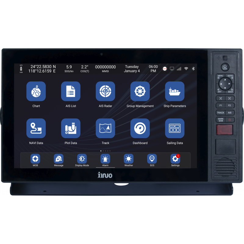 Xinuo XN60 15.6-inch Multi-Touch Chartplotter with Class B AIS - view 2