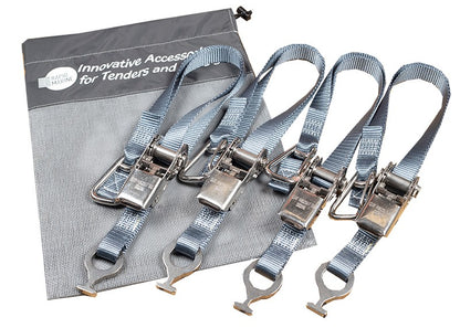 Rapid Marine 35mm Bow and Stern Padeye Snap Hook Kit 1.2m - 4 Straps - image 2