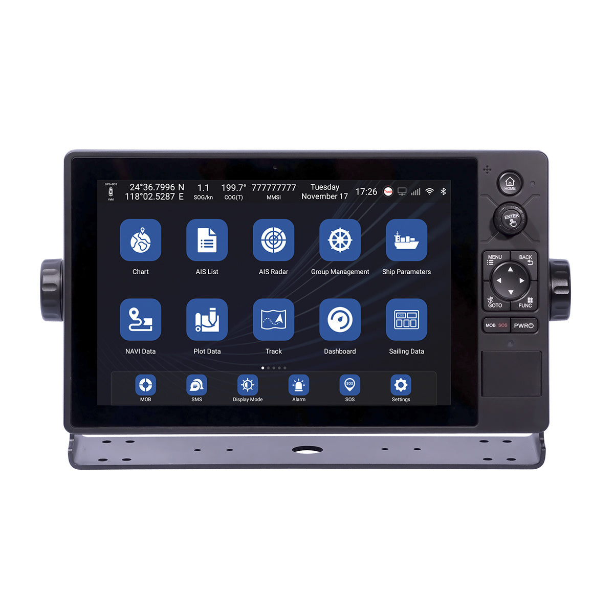 Xinuo XN60 10.1-inch Multi-Touch Chartplotter with Class B AIS