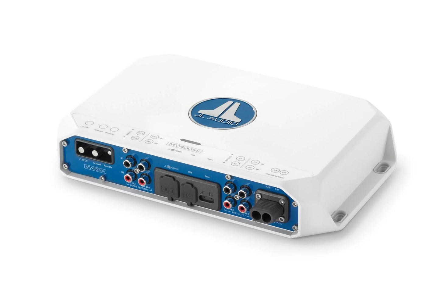 JL Audio MV400/4i 4-Channel Class D Full-Range Marine Amplifier