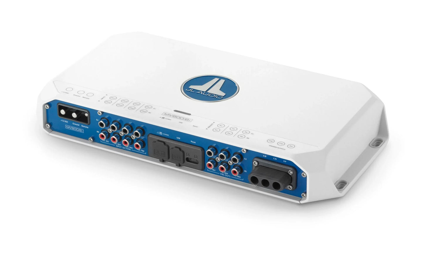 JL Audio MV600/6i 6-Channel Class D Full-Range Marine Amplifier