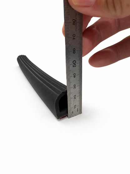 Opac Roof D Seal – TPV/TPE Self-Adhesive Gasket – 12m Length