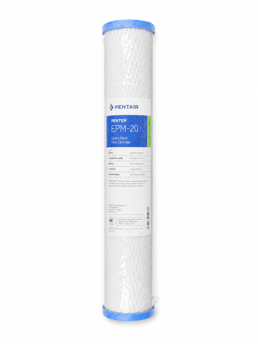 Pentair Pentek EPM-20 Carbon Block Filter Cartridge – 20 Inch