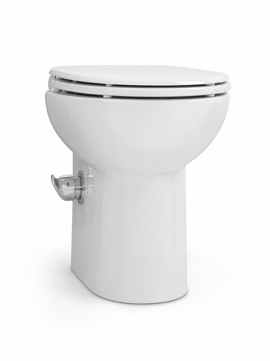 Planus Artic Electric Marine Toilet with Integrated Bidet – 12V