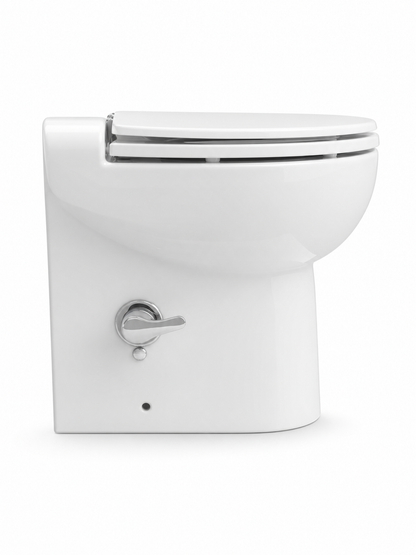 Planus Artic Electric Marine Toilet with Integrated Bidet – 24V