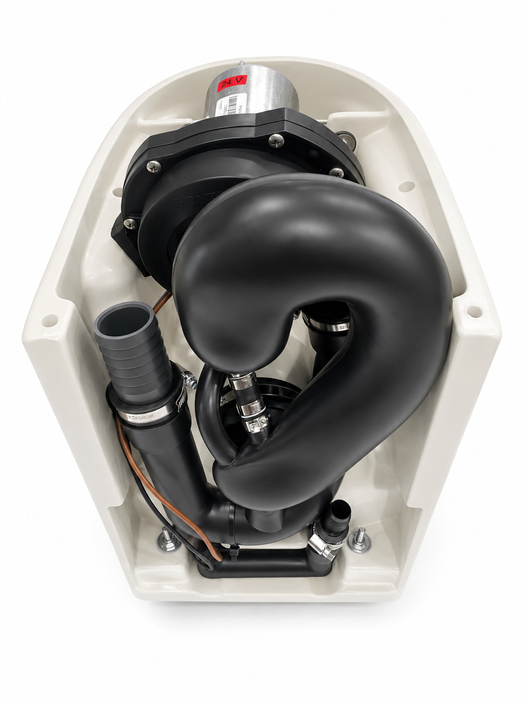 Planus Elite Short Marine Toilet 24V