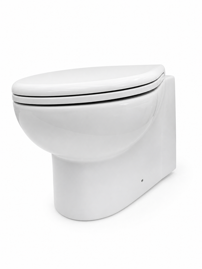 Planus Smart Short Electric Marine Toilet with Integrated Bidet 24v