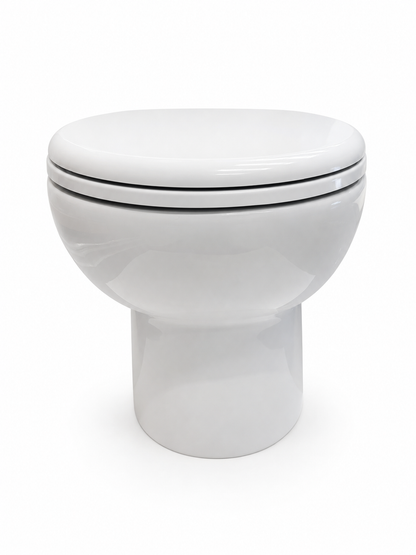 Planus Smart Short Electric Marine Toilet with Integrated Bidet 24v