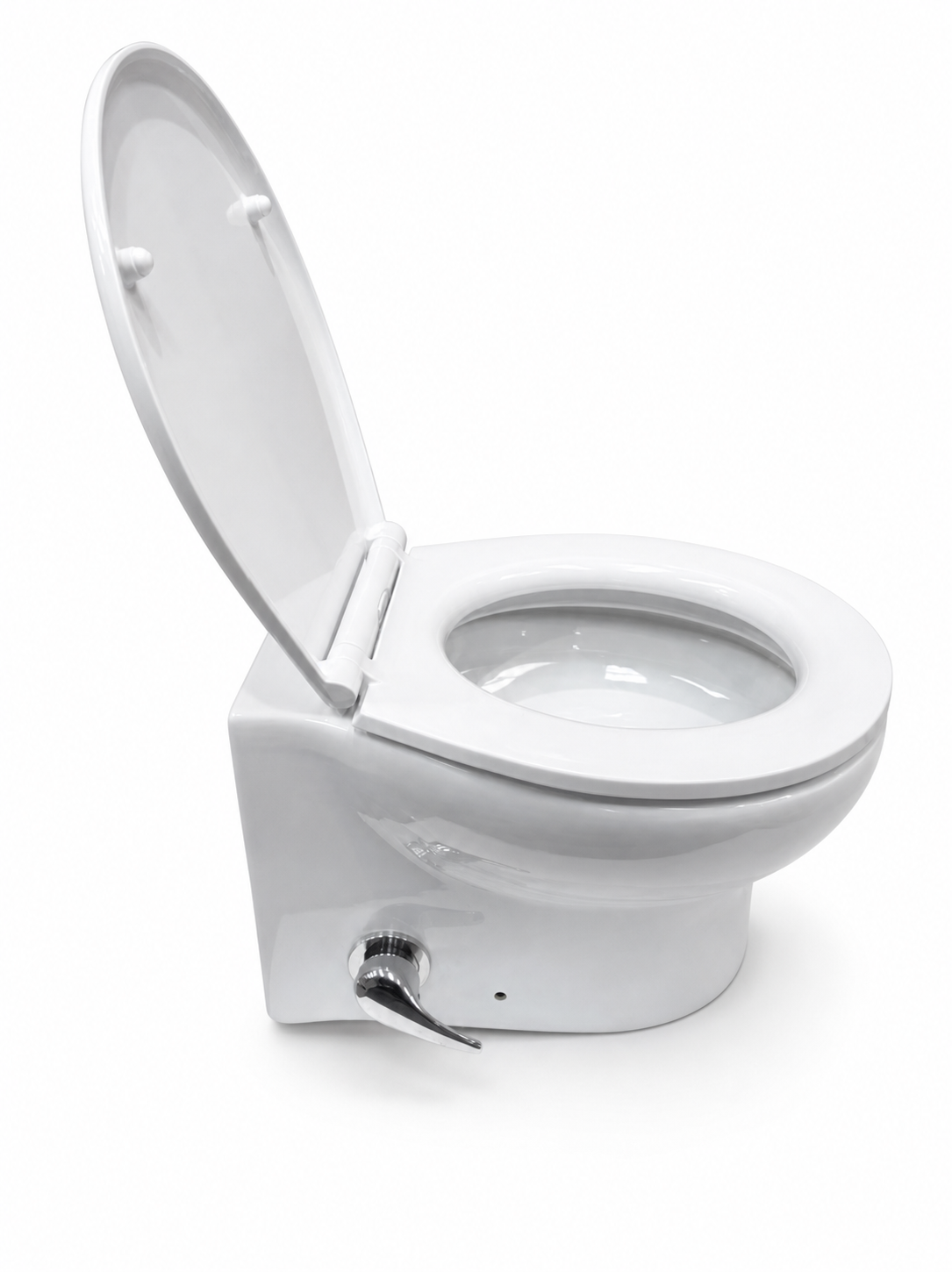 Planus Smart Short Electric Marine Toilet with Integrated Bidet 12v