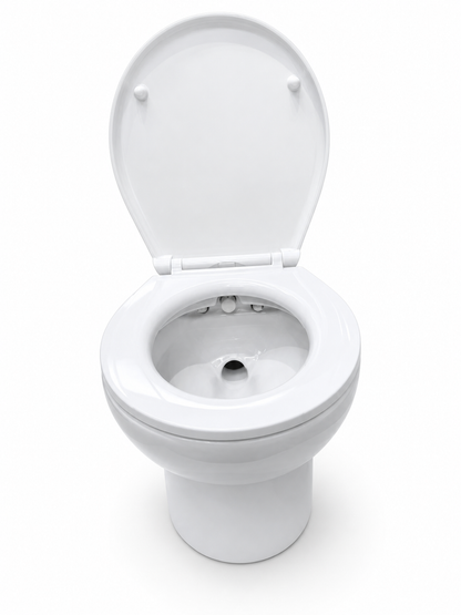 Planus Smart Short Electric Marine Toilet with Integrated Bidet 12v