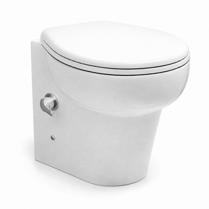 Planus Stilo Plus Electric Marine Toilet with Integrated Bidet – 12v