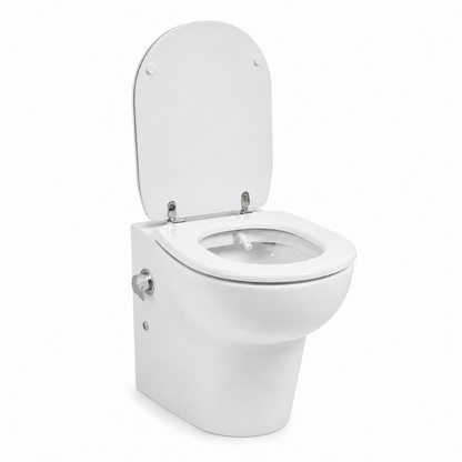 Planus Stilo Plus Electric Marine Toilet with Integrated Bidet – 12v