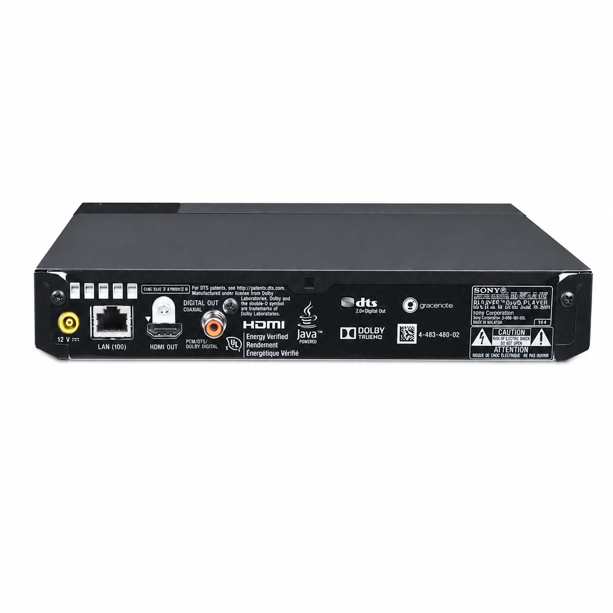 Sony BDP-BX370/BM Multi-Voltage Region-Free Blu-ray & DVD Player