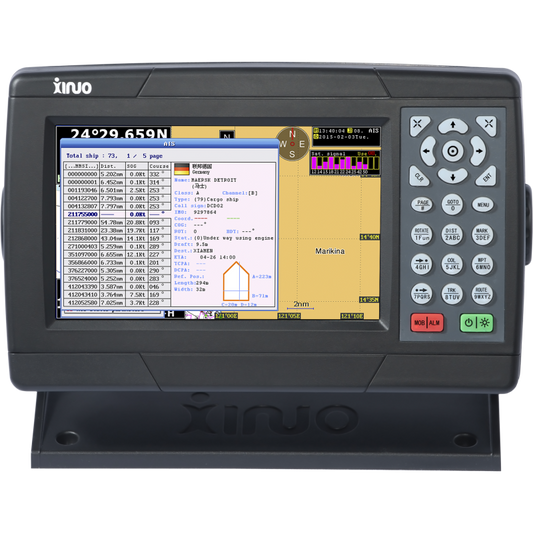 Xinuo XF-607B 7-inch GPS Chartplotter with Class B AIS