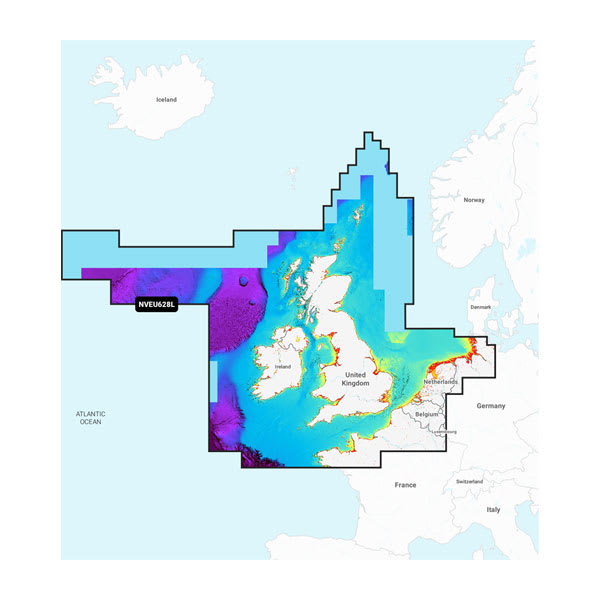 U.K., Ireland & Holland - Marine Charts