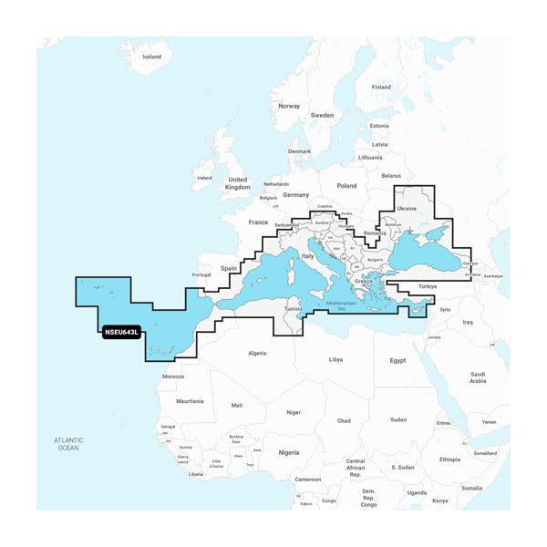 Mediterranean & Black Sea - Marine Charts
