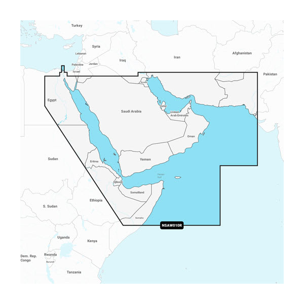 The Gulf & Red Sea - Marine Charts