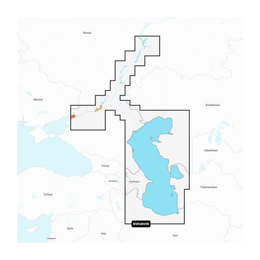 Caspian Sea & Lower Volga River - Marine Charts