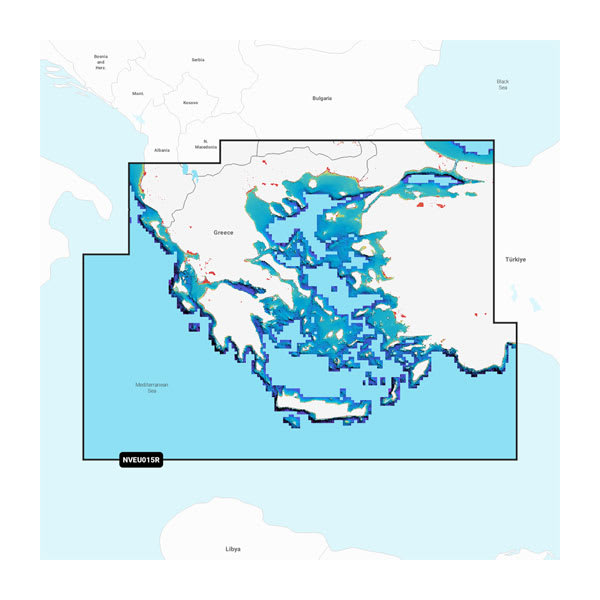 Aegean Sea, Sea of Marmara - Marine Charts