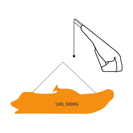 Rapid Marine Crane/Single Point Lift for Jetribs - SWL 500kg