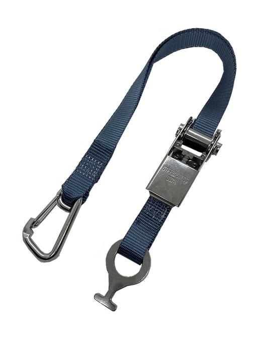 Rapid Marine 35mm Stainless 316 Ratchet 1.2m Padeye - image 1