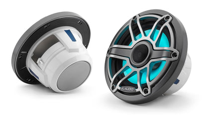 JL Audio M6-650X-S-GmTi-i Marine Coaxial Speakers with Transflective™ LED Lighting