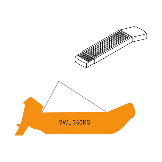 Rapid Marine Rotating Passerelle/Single Point Lift For Tenders with Outboard Engines - SWL 350kg